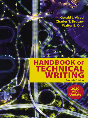 cover image of The Handbook of Technical Writing with 2020 APA Update